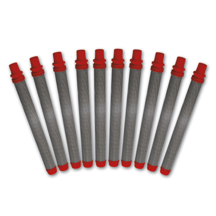 Pistoolfilter rood; set van 10 st.; 180 MA; extra fijn