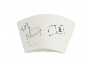 Vultrechter voor HVLP en XVLP bekers