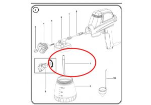 Aanzuigstuk Flexio W 180 P