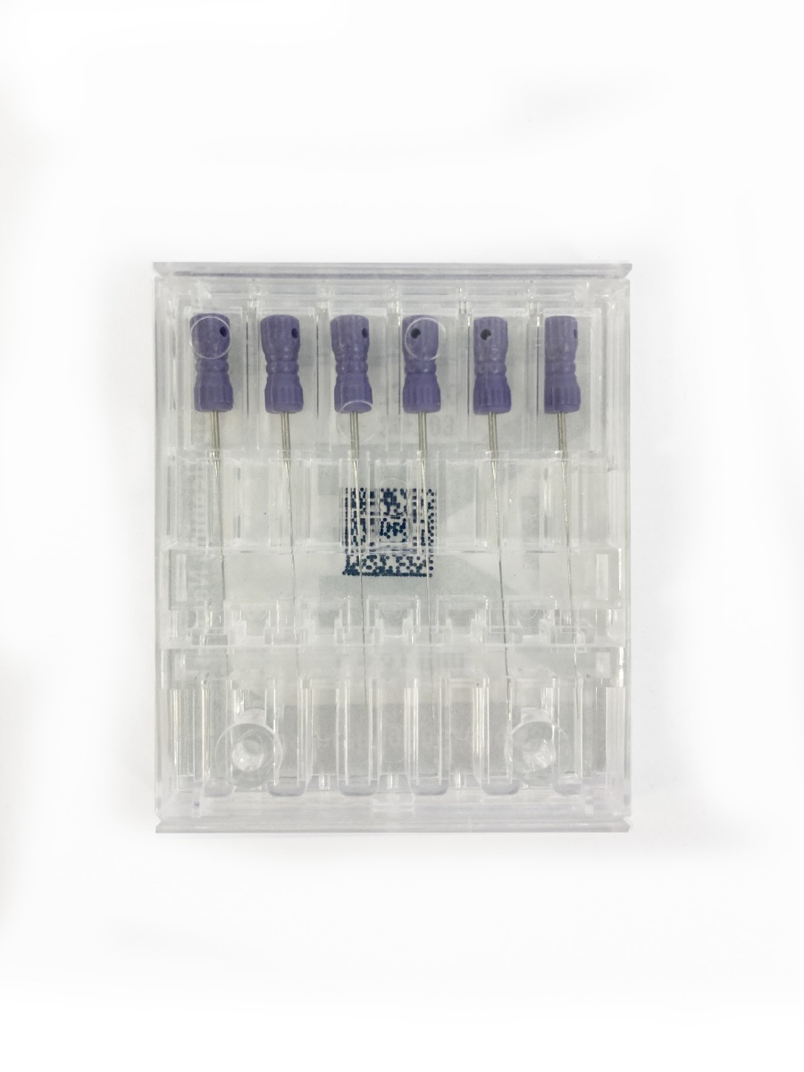 Naaldset voor reiniging van de spuittips; 6 stuks