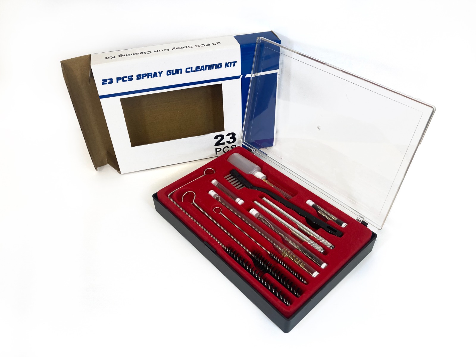 Reinigingsset 23 delig voor Airless/Aircoat pistolen