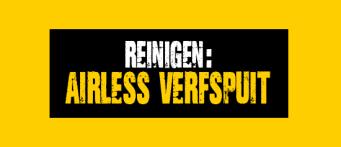 Zo reinig je jouw Airless verfspuit
